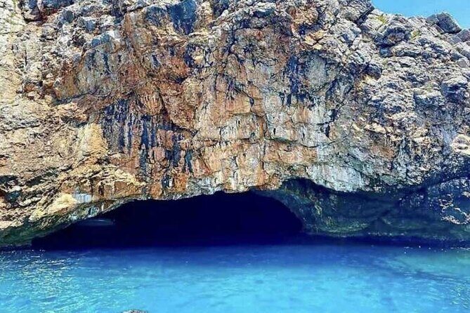 2025 Private Boat To Blue Cave 3 hours ADVENTURE - Mamula Fortress on the water: WWII history in a short burst