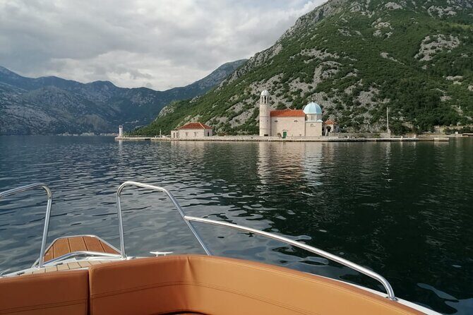 3 Hour Speed Boat Tour to Blue Cave with WiFi and Drinks - Passing Perast from the water: the slow coastal show
