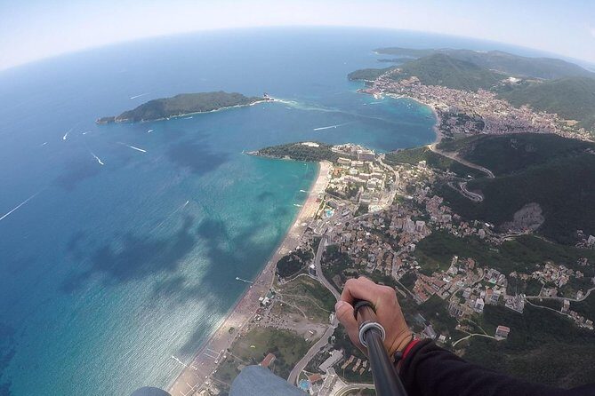 Bečići Standard Paragliding Montenegro /All-inclusive - GoPro footage: included download link vs. extra SD card pickup
