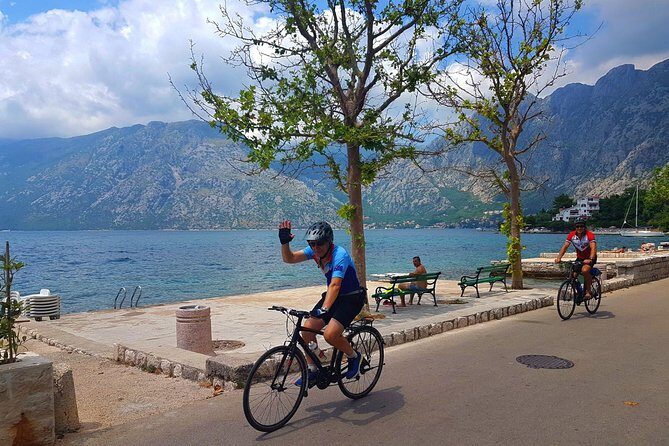 Bike tour - Kotor Bay circle and visit Our Lady of the Rock - St. Nikola Church: the quick ending that ties the loop together