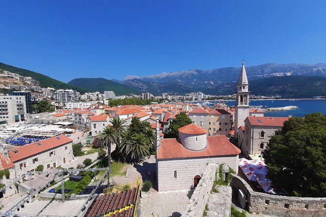 Budva City Tour - The Ballerina Monument Viewpoint Toward Mogren Beach