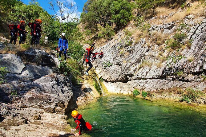 Canyoning Budva Drenovstica - The 2km Drenovstica route: timing that makes sense