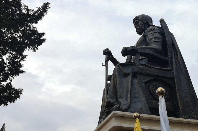 Cetinje City Tour - Stop 4: Presidential Palace area, Royal Theater Zeta House, and Ivan Crnojević