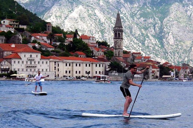 Cycle & SUP: A Complete Circumnavigation of Kotor Bay (new tour) - Bike time along the bay edge: the good views and the traffic reality