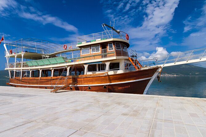 From Tivat/Kotor: Whole Boka Bay Guided Cruise, Comfortable Ship - Our Lady of the Rocks: church beauty plus the museum option