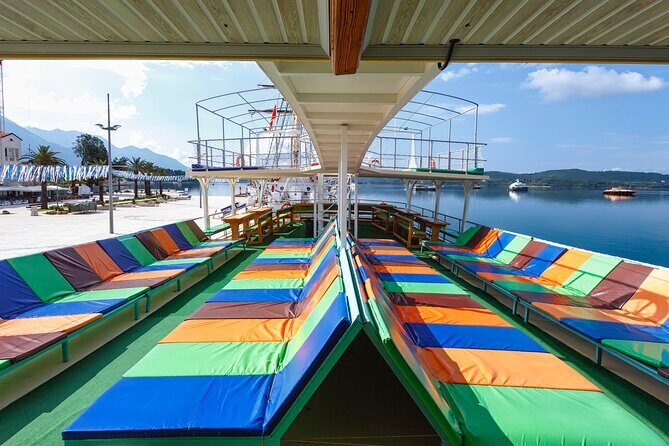 From Tivat/Kotor: Whole Boka Bay Guided Cruise, Comfortable Ship - Blue Cave: stunning light, plus a separate boat tour fee