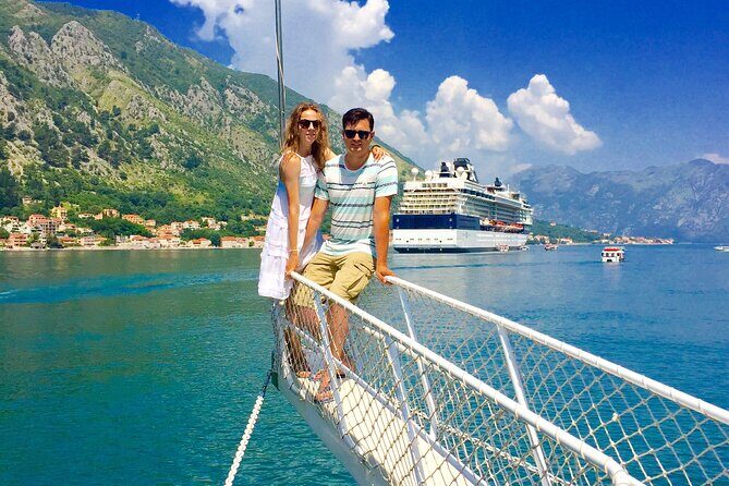 From Tivat/Kotor: Whole Boka Bay Guided Cruise, Comfortable Ship - On-board comfort: sunbeds, showers, WC, and real convenience