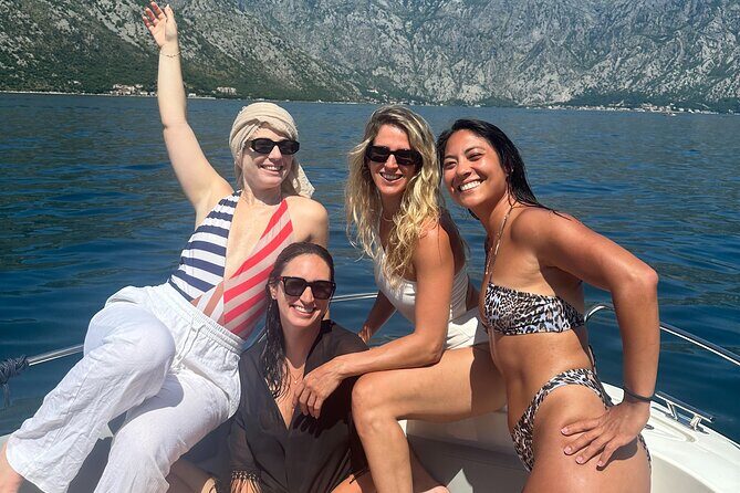 Group Guided Tour: Blue Cave Speedboat Tour in the Bay of Kotor - St. George Island and the Pace of a 3-Hour Loop