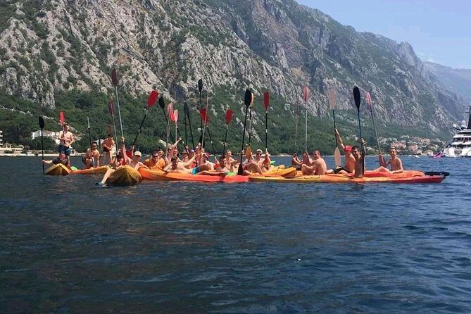 Kayak active tour - Prčanj stop: temple visit plus free swim time