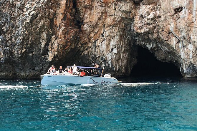 Kotor Private Speedboat Rental: Blue Cave & Lady of the Rocks - Passing Perast and Mamula Island: two stories, one boat ride