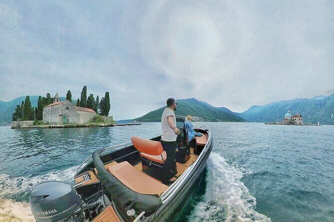Perast-Our Lady Of The Rocks &Blue Cave-Private Tour Black Pearl - A private Black Pearl speedboat tour is the smart way to see Boka Bay