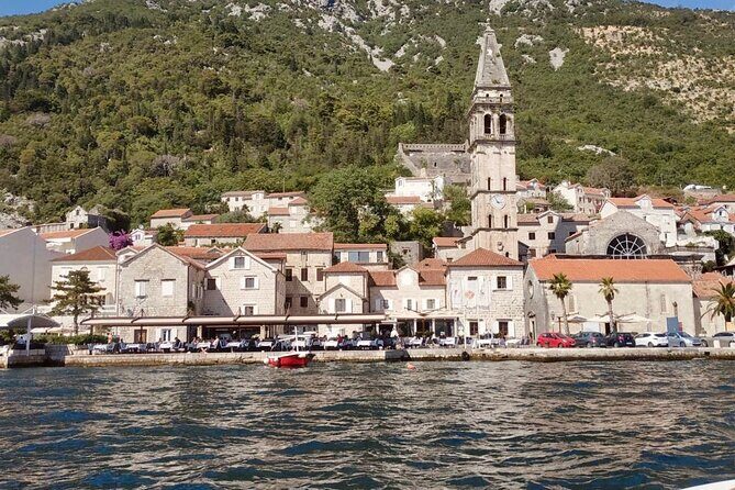 Private Blue Cave Adventure with Views of Boka Bay(up to 6pax) - Mamula from the water: the dramatic old Alcatraz look without entry