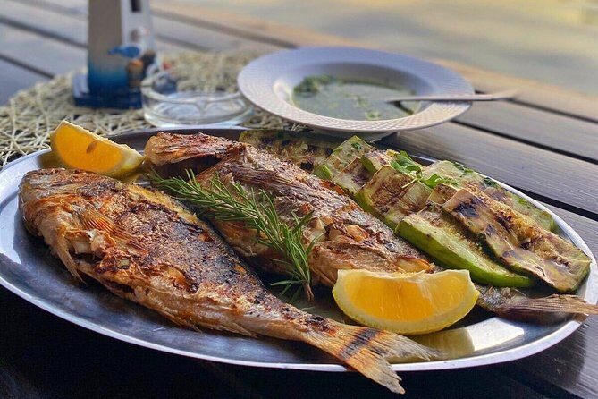 Private Gastro Cruise: Blue Cave & Organic Seaside Lunch - Price and value: $90.02 includes lunch, drinks, and the hard parts