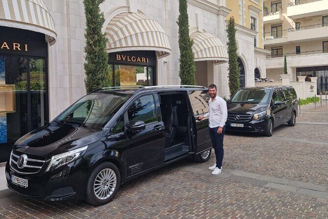 Private transfer from Podgorica airport or Podgorica to Tivat - Price for up to 4: when $214.45 per group makes sense