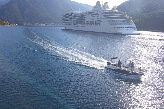 Speed Boat Trip: Kotor Bay attraction , Blue Cave and beach time - Speedboat Views Over Kotor Bay