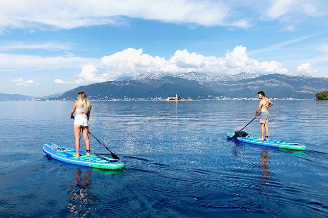 Stand-Up-Paddle Board at Bay of Kotor from Tivat or Kotor - Why SUP on the Bay of Kotor feels special around Sveti Marko Island
