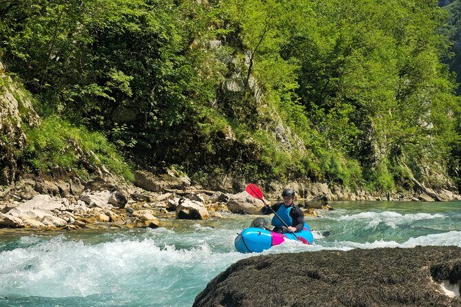Tara River Packrafting Adventure - Getting started at P4, with a 10:00 am launch